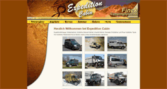 Desktop Screenshot of expedition-cabin.de